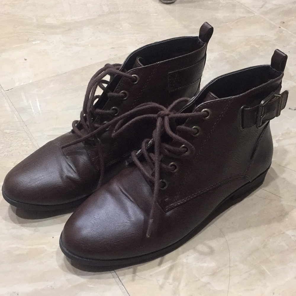 Brown booties